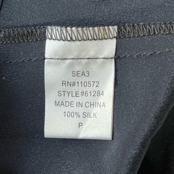 Twelfth Street by Cynthia Vincent Silk Maxi Dress Size XS Lightweight Long Dress - Picture 8 of 8